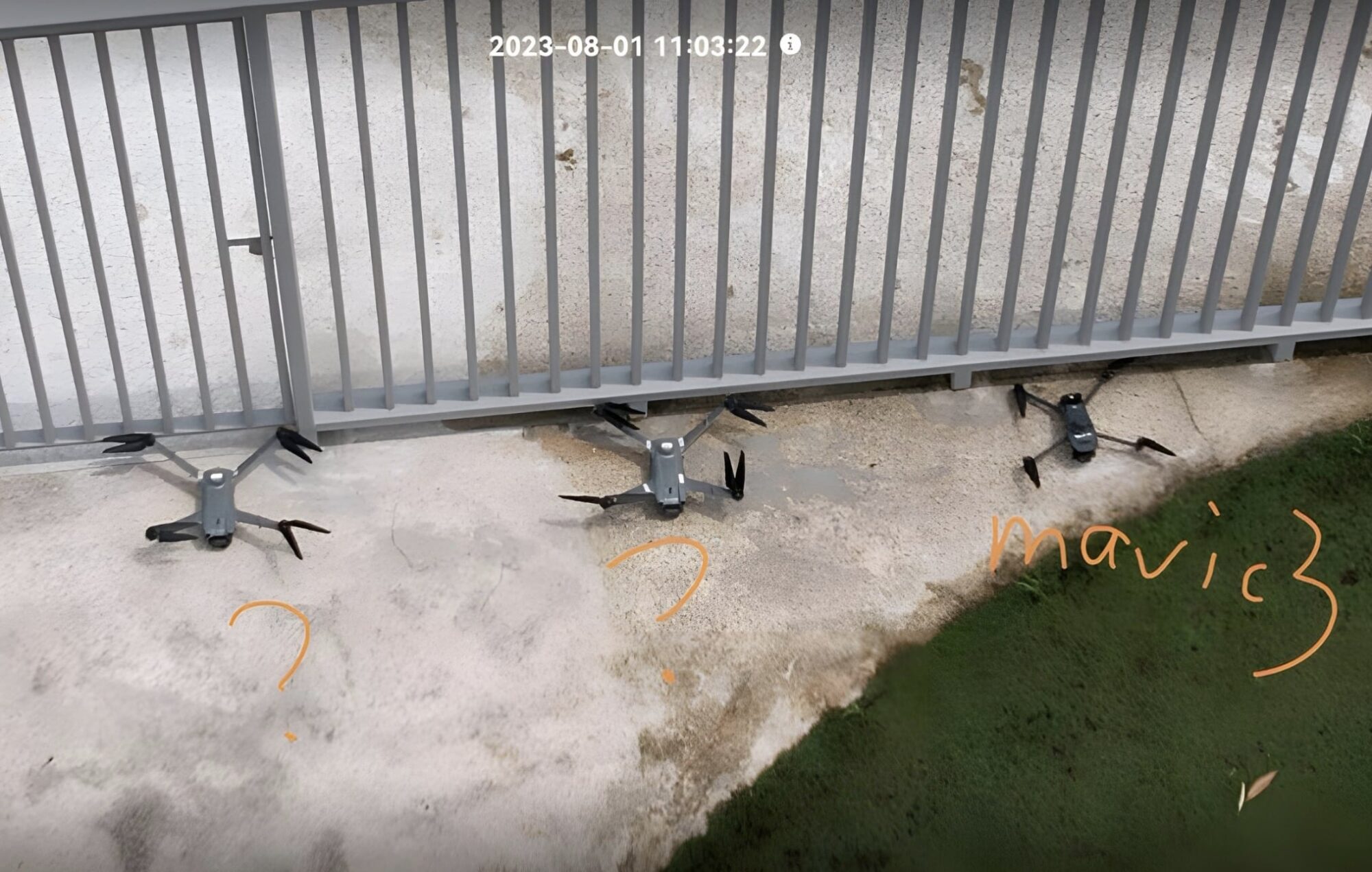 Two DJI Matrice 3D drones shown next to a DJI Mavic 3 for scale.