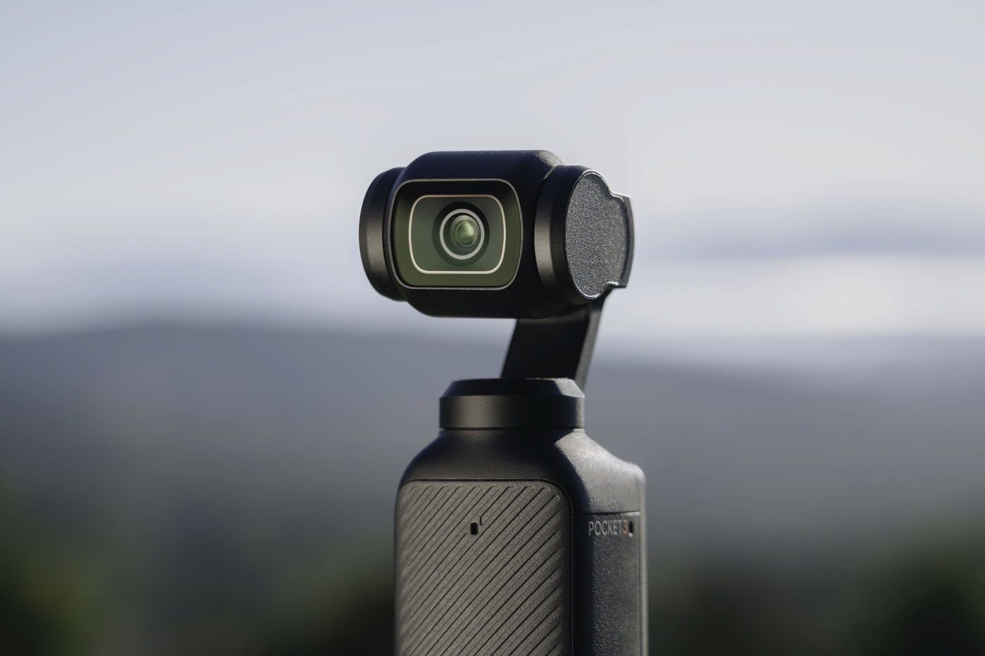 DJI Osmo Pocket 3 gimbal camera used for content creation on the go.