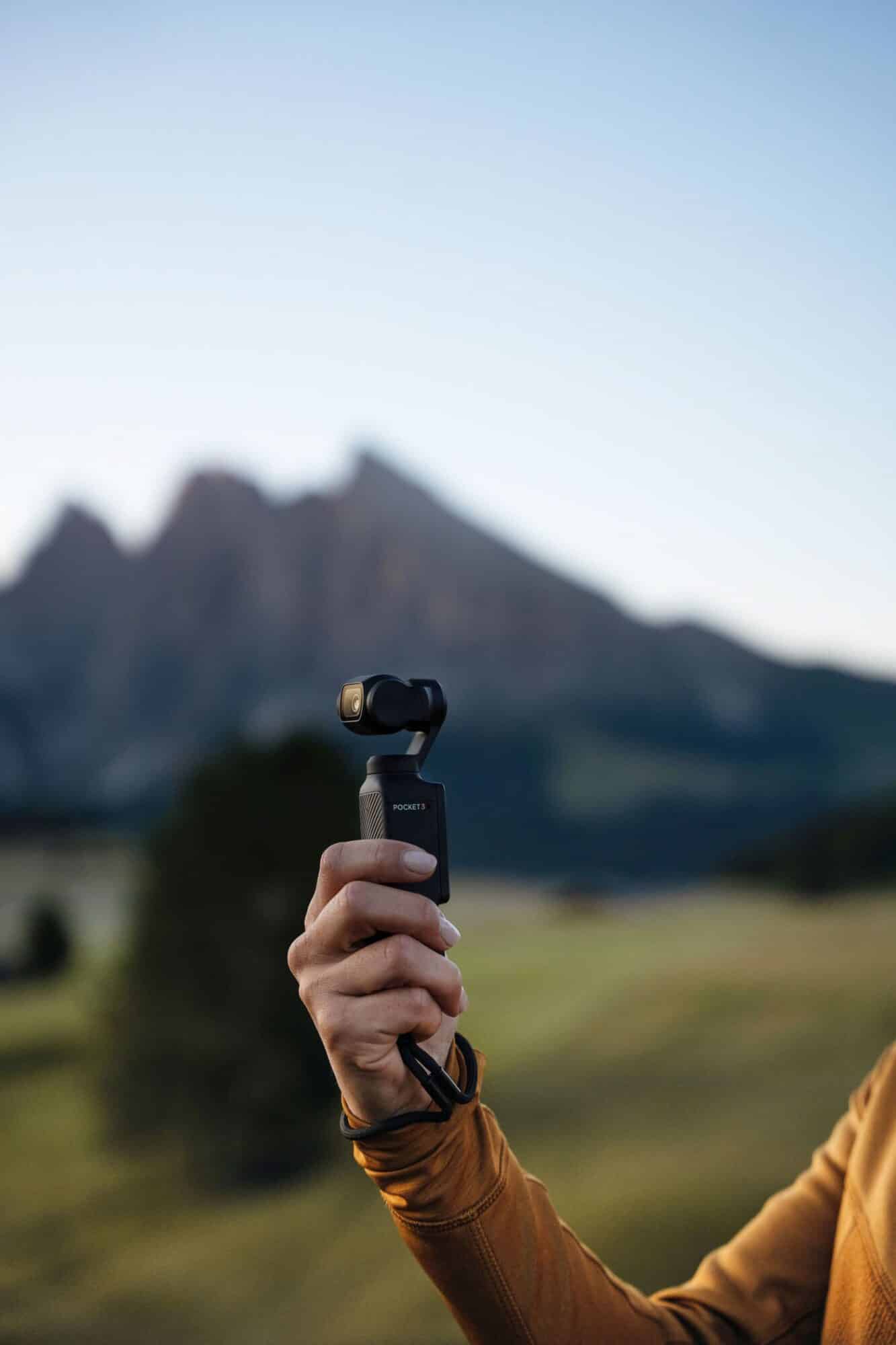 DJI Osmo Pocket 3 in a vertical product image from DJI.