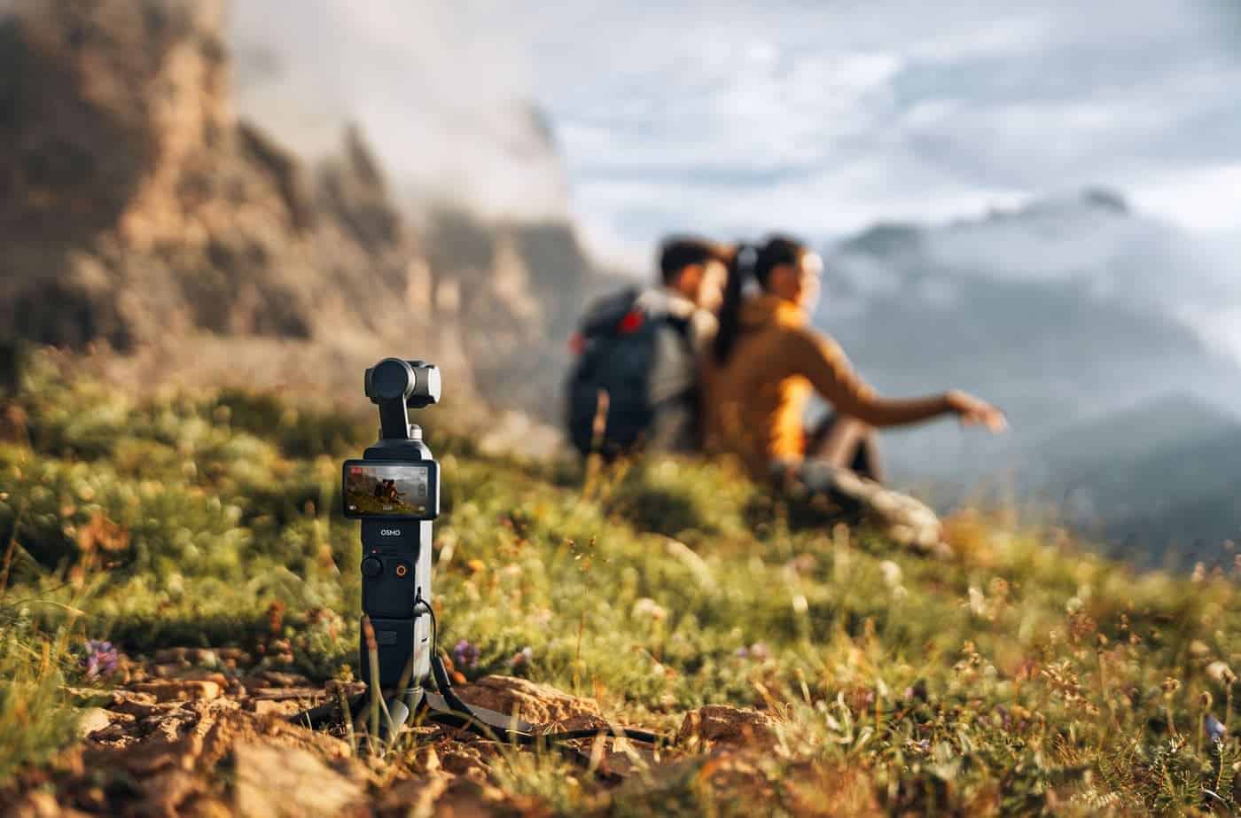 DJI Osmo Pocket 3 supporting creative modes such as SpinShot and Panorama.