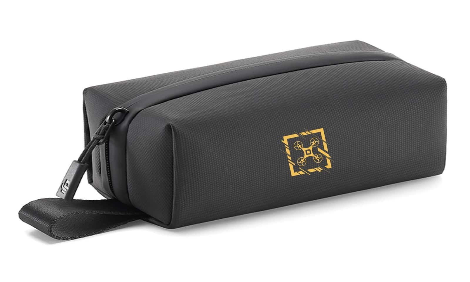 A closer look at the carrying pouch for the DJI Osmo Pocket 3 camera.