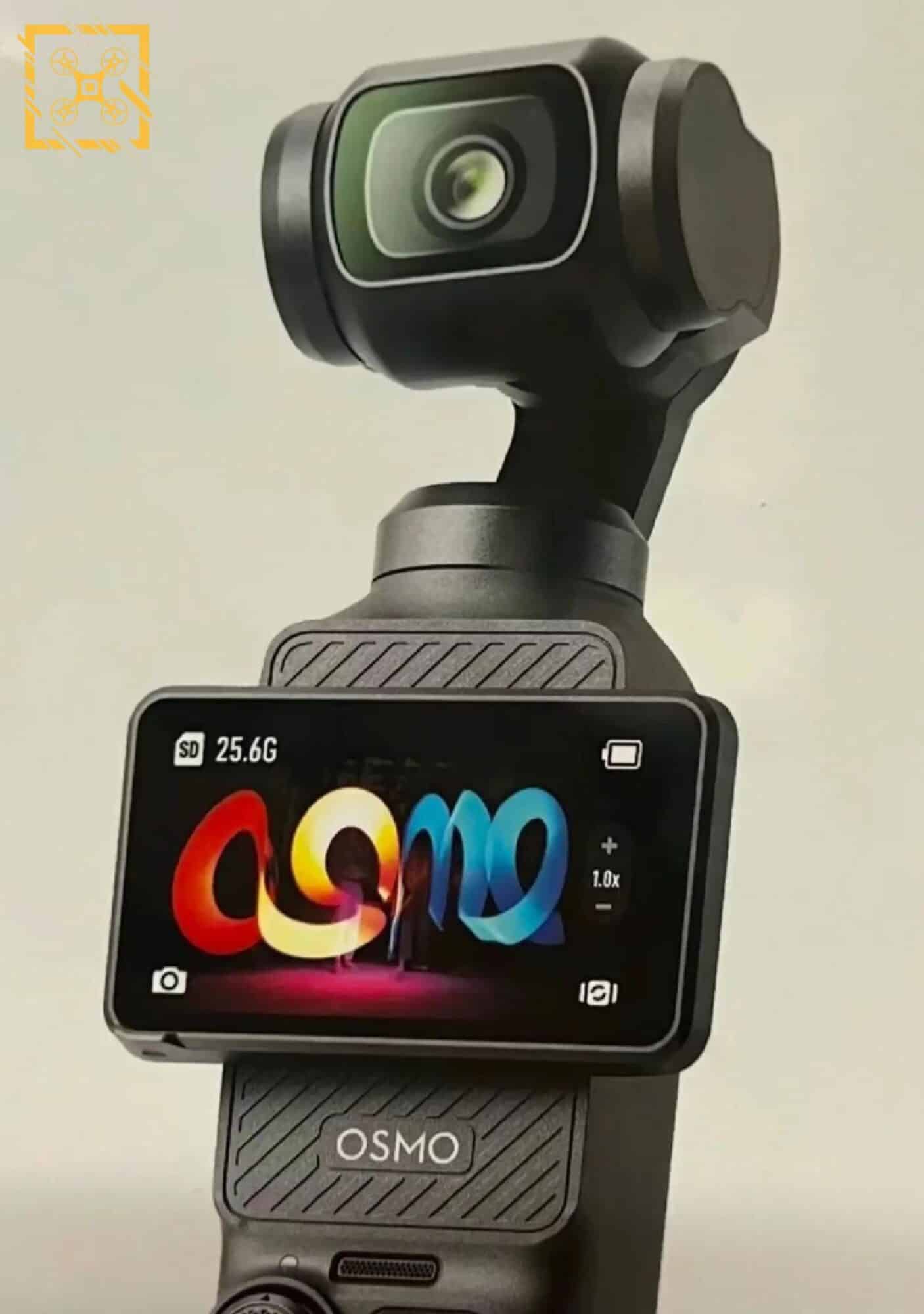 A vertical leak image of the Osmo Pocket 3 shared before launch.