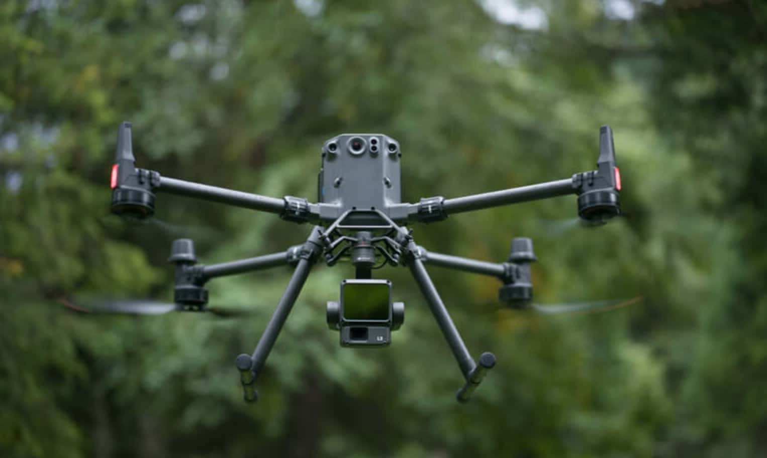 DJI Zenmuse L2 lidar sensor mounted on a DJI Matrice 350 RTK drone.