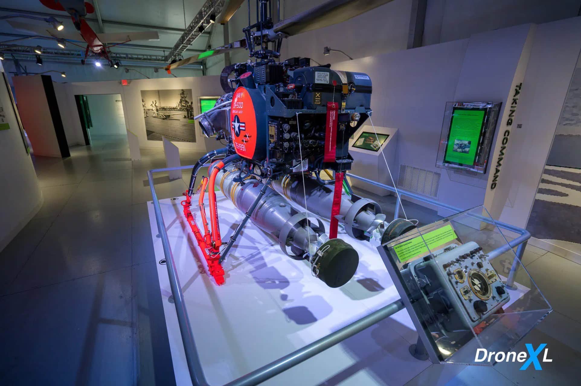 The Gyrodyne QH-50 DASH, the U.S. Navy's torpedo-carrying drone helicopter from 1959.