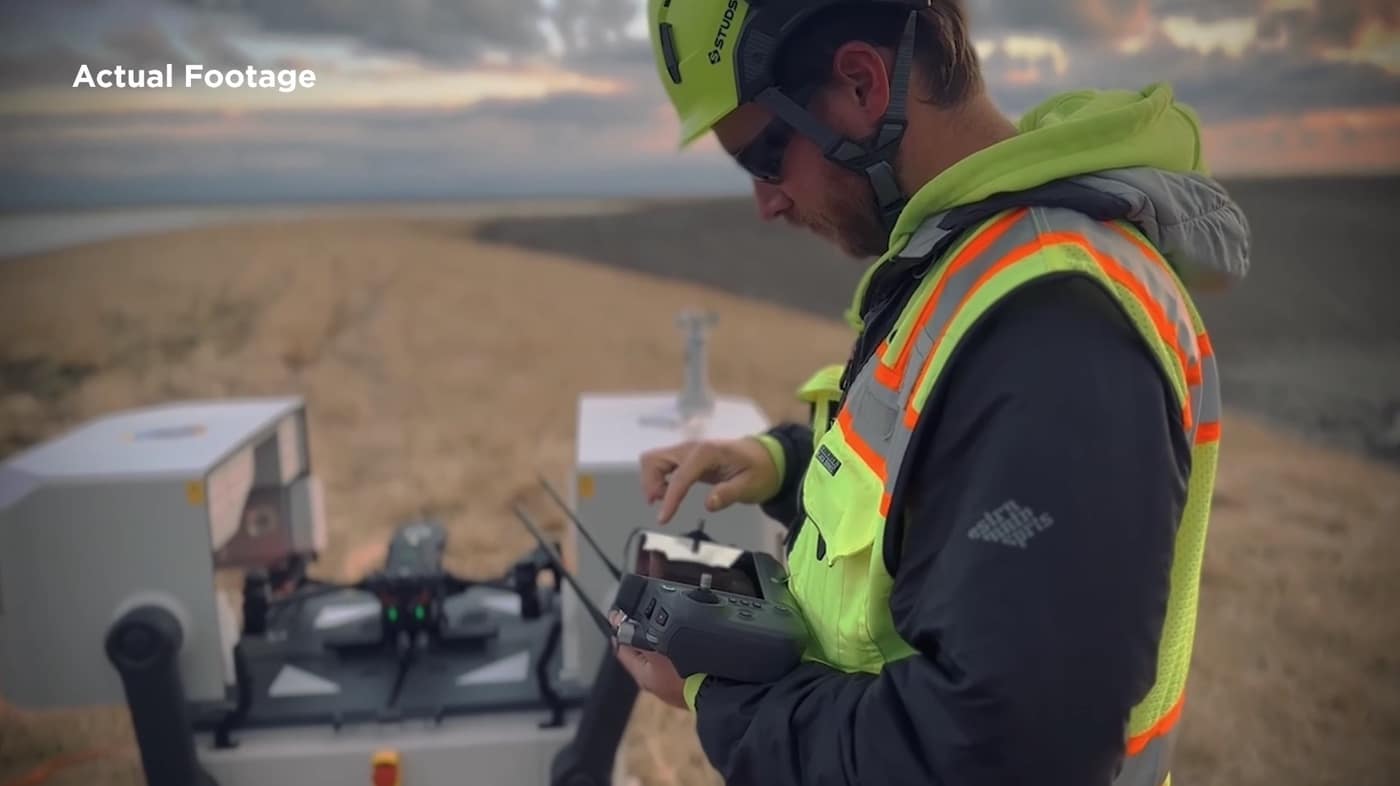 DJI Dock deployed for the Dalton Highway flooding emergency response in northern Alaska.