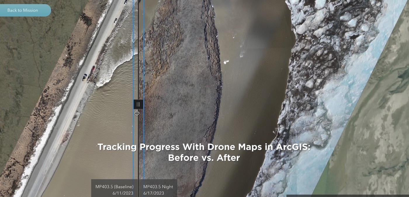 Automated drone hangar supporting round-the-clock inspection flights in Alaska.