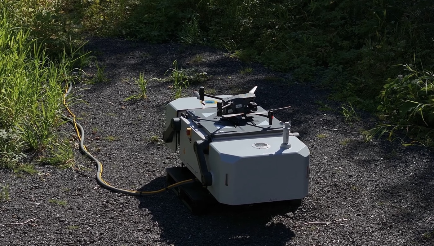 DJI Dock at work during Alaska geohazard and flooding response operations.