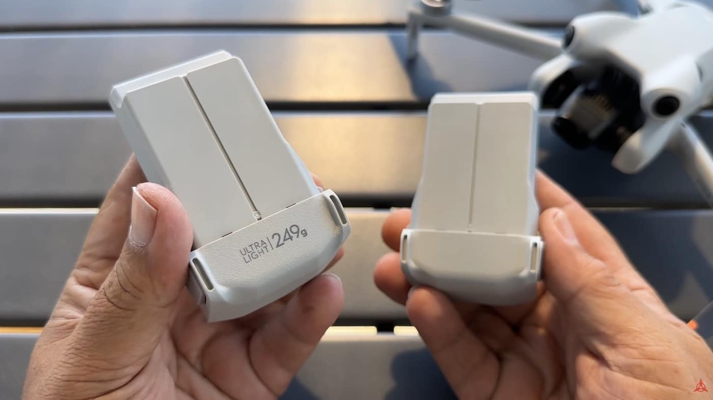 Sub-250-gram DJI Mini drones, the class that carries the lightest regulatory burden.