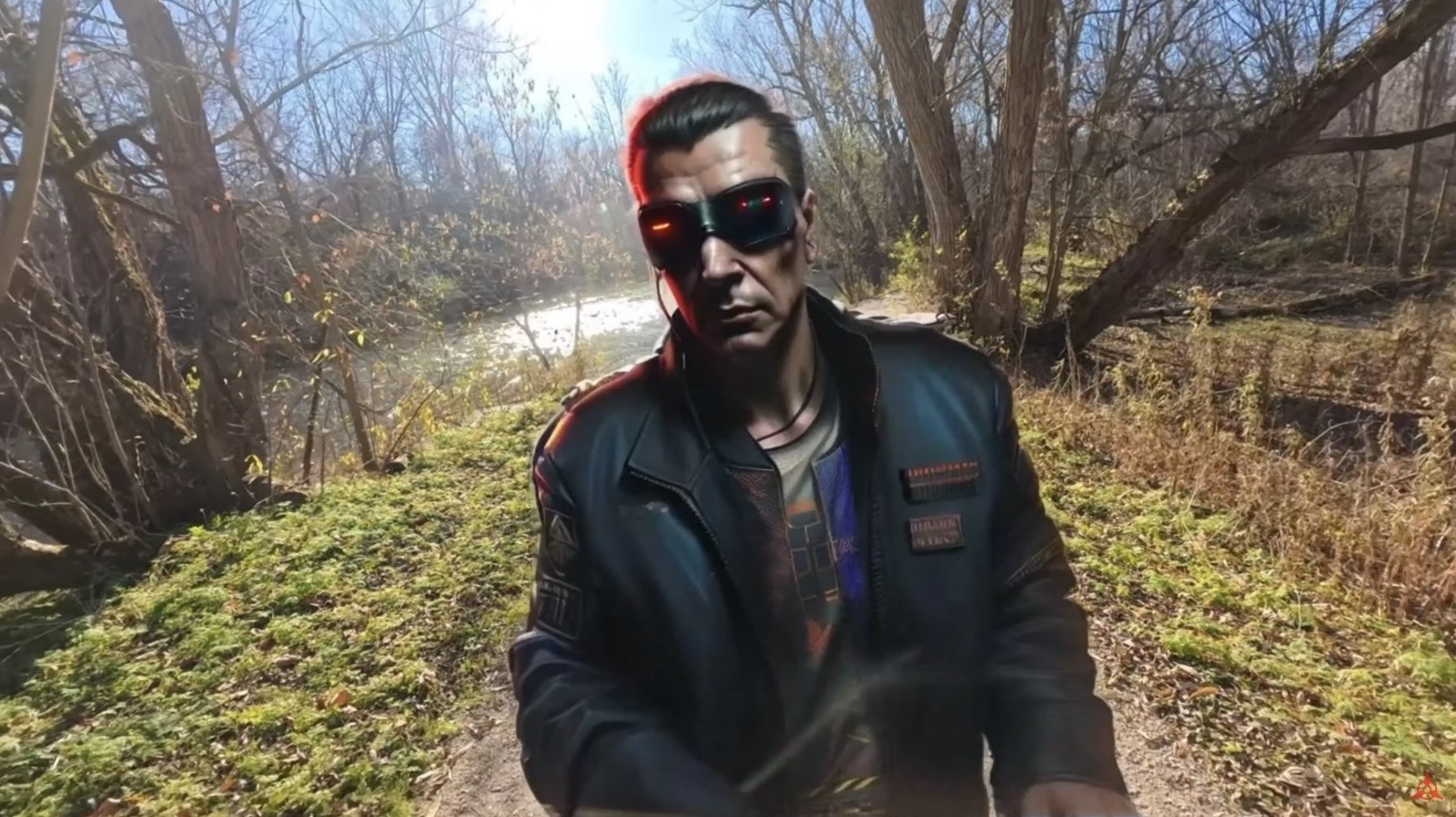 An AI Warp effect rendered onto a short clip from the Ace Pro.