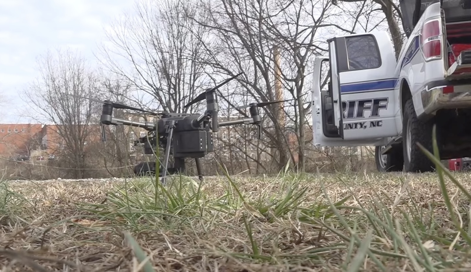 Alamance County Sheriff's Office DJI drone fleet used in the missing person search.
