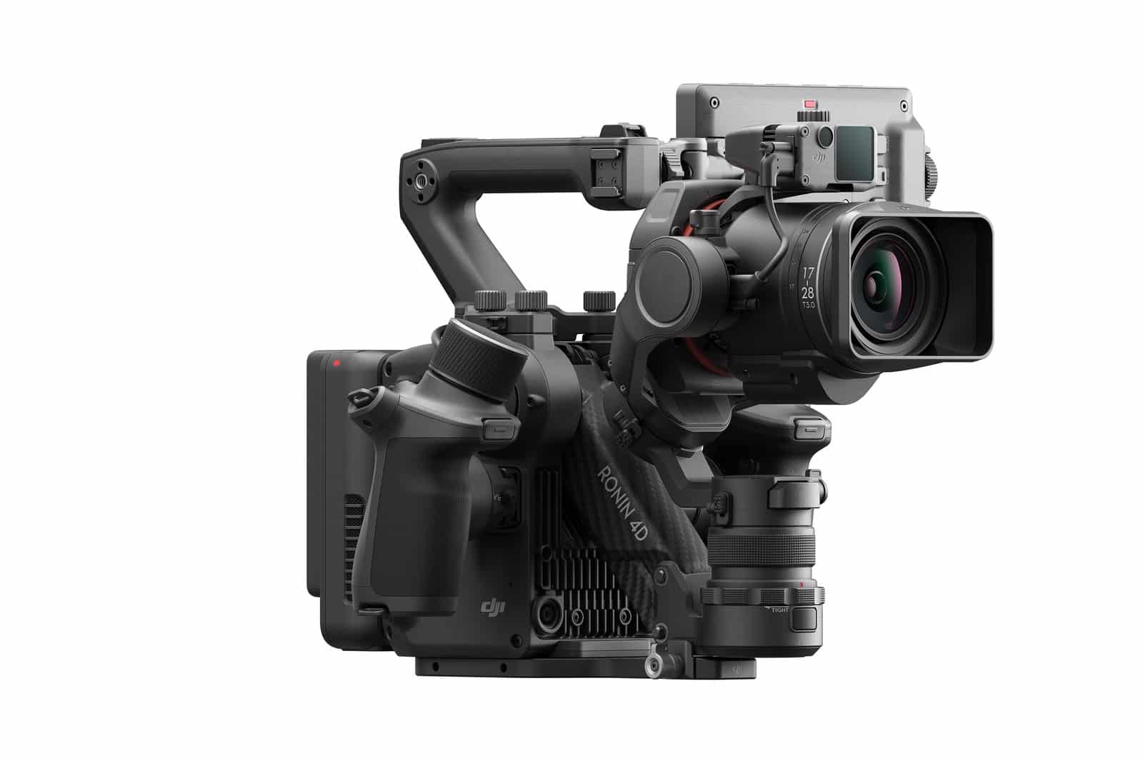 DJI Ronin 4D-8K seen at a 45-degree angle from its left side.