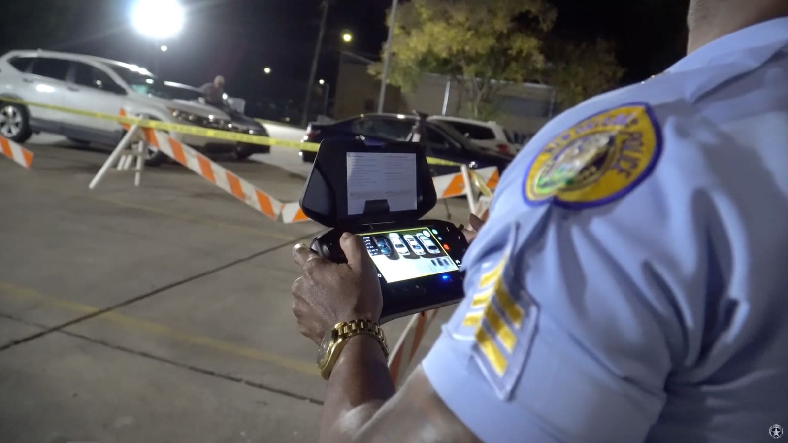 One of the four drones the New Orleans Police Department is putting into service.