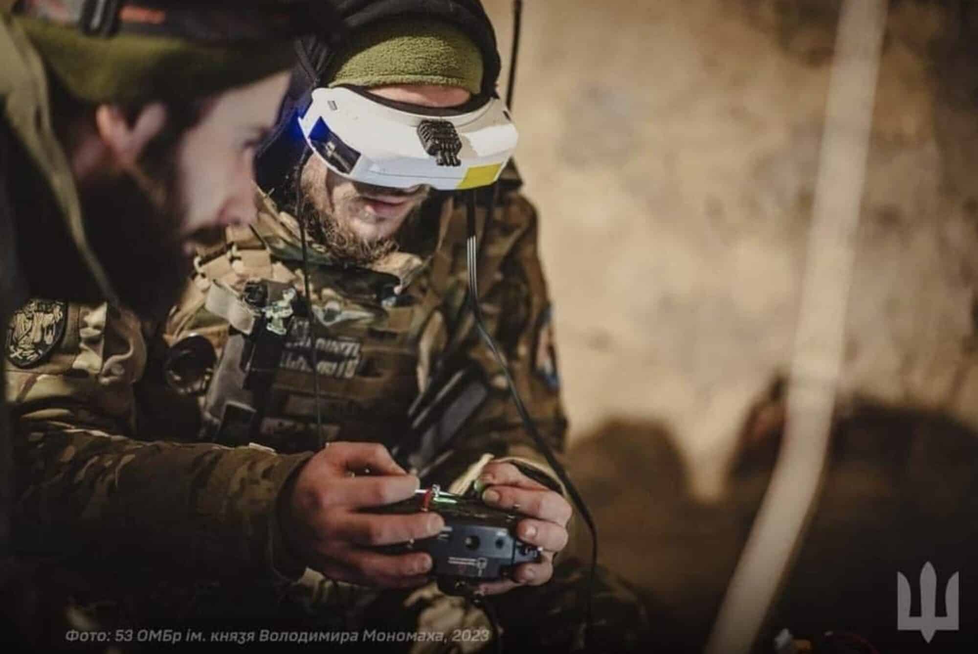 Ukraine's 53rd Mechanized Brigade FPV drone unit at work outside Donetsk Oblast.