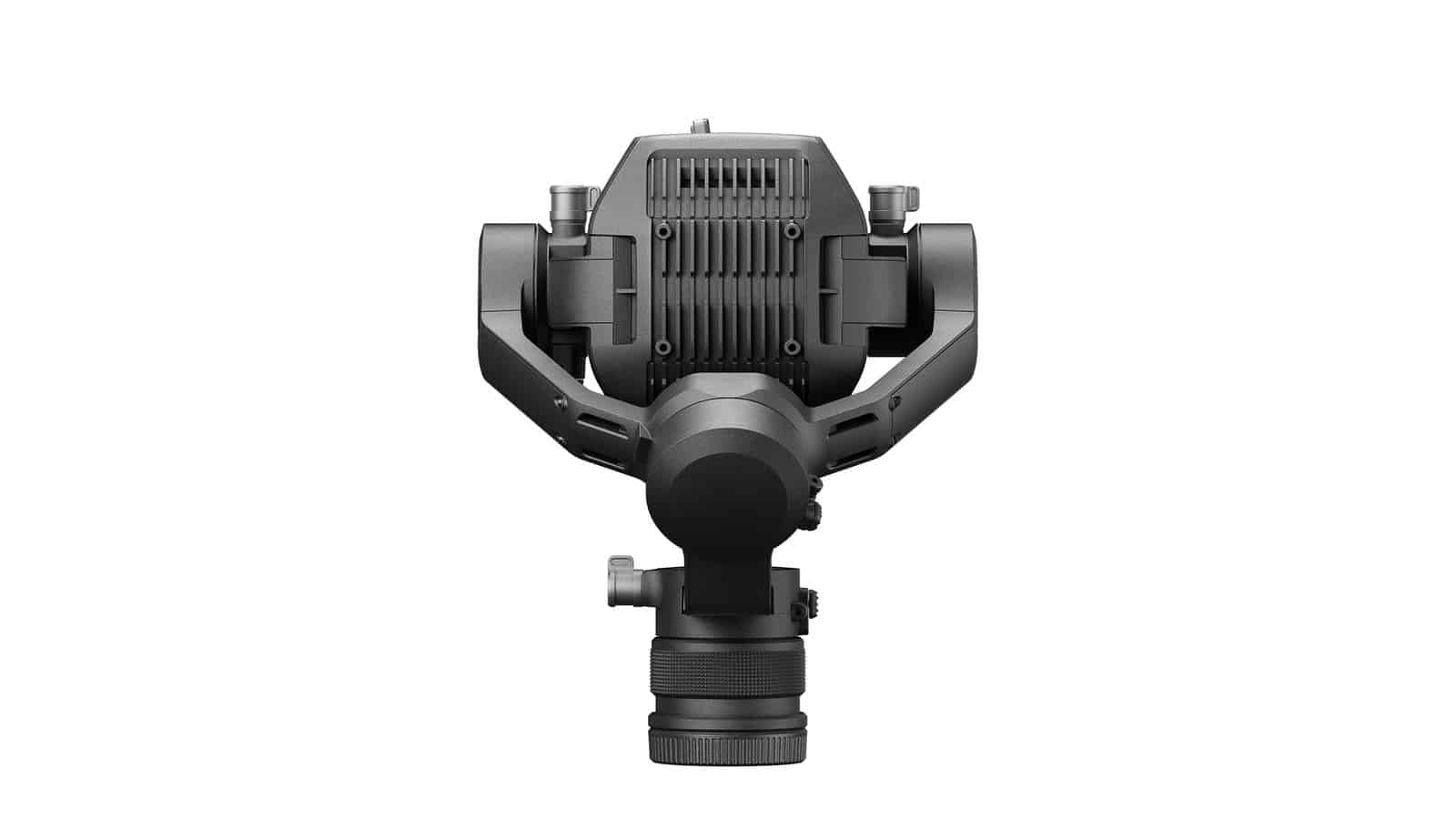 Rear view of the Zenmuse X9-8K gimbal camera, sold separately for $3,599.