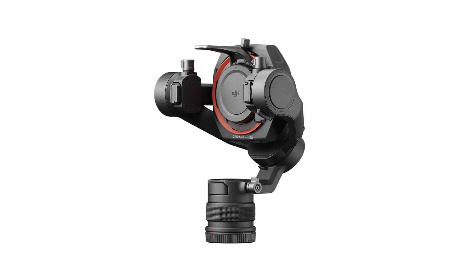 Zenmuse X9-8K gimbal camera at a three-quarter angle from the right.