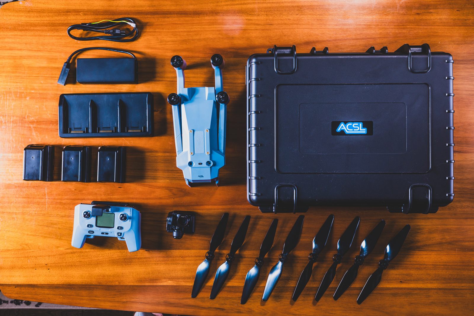 ACSL SOTEN quadcopter, stocked by dealers including Advexure and Blue Skies Drones.