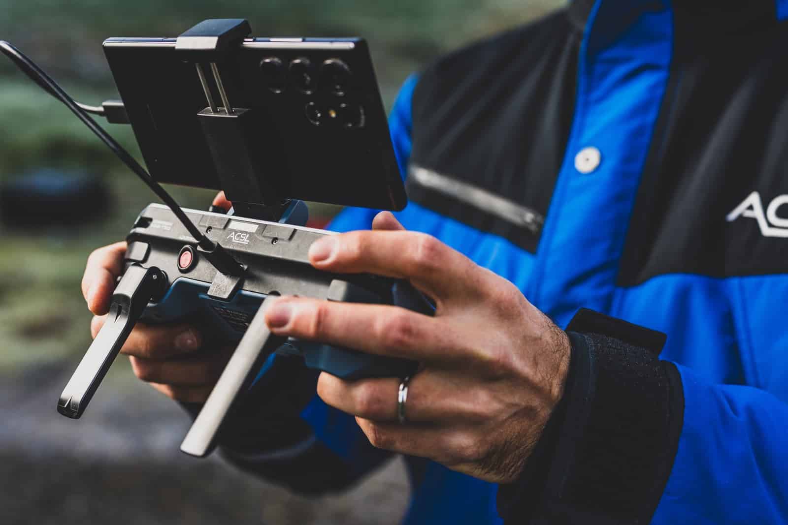 The ACSL SOTEN small UAS, compliant with NDAA procurement rules.
