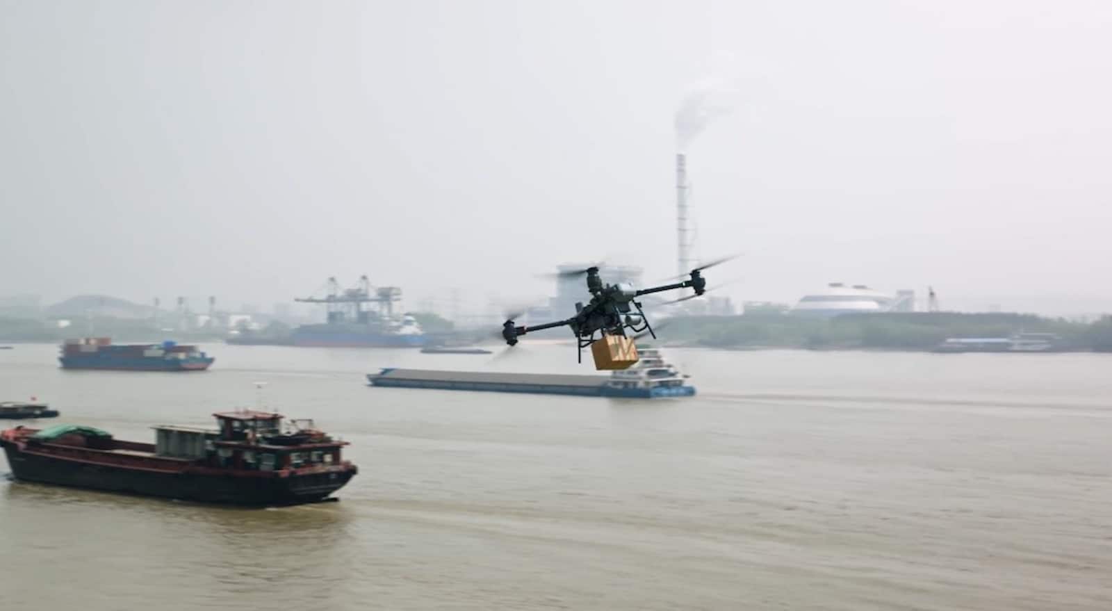 Further DJI FlyCart 30 imagery released with the drone's launch outside China.