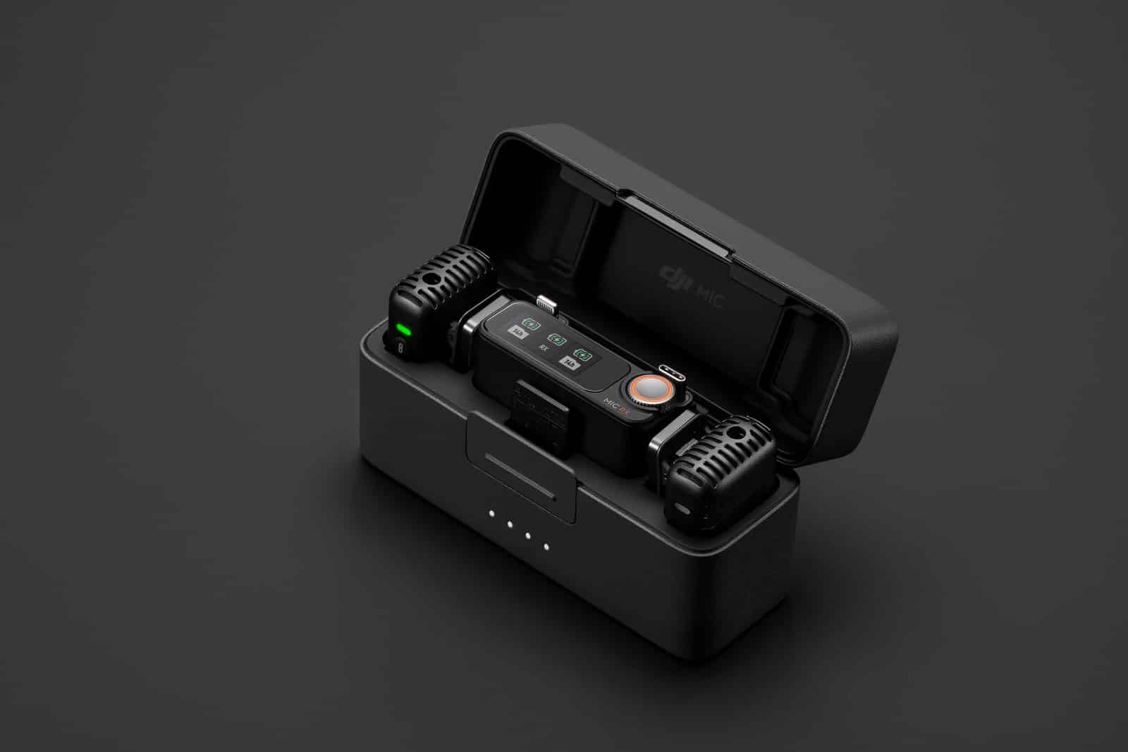 The DJI Mic 2 wireless microphone system introduced by DJI for content creators.