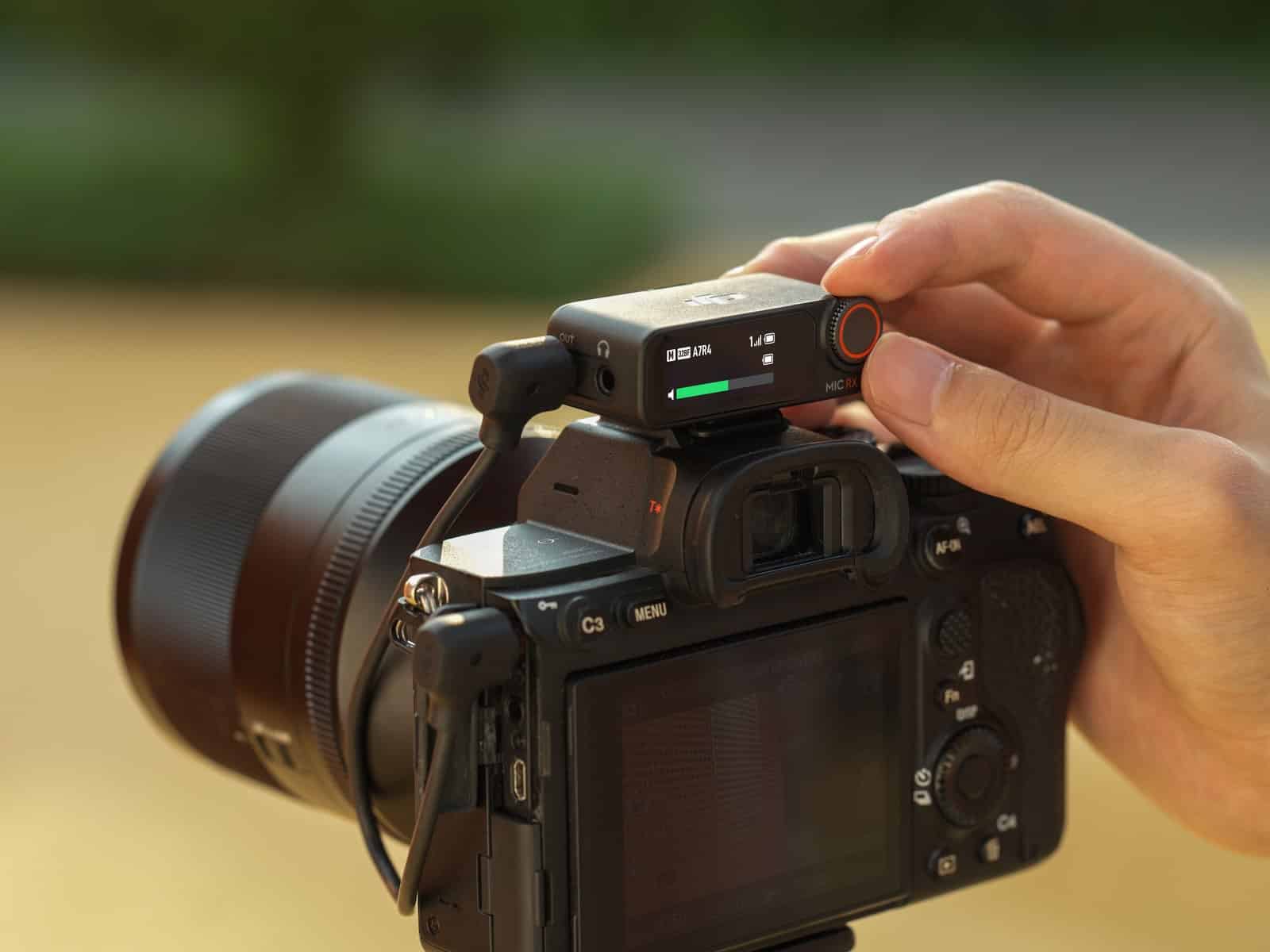 DJI Mic 2 gallery image accompanying the audio technology milestone section.
