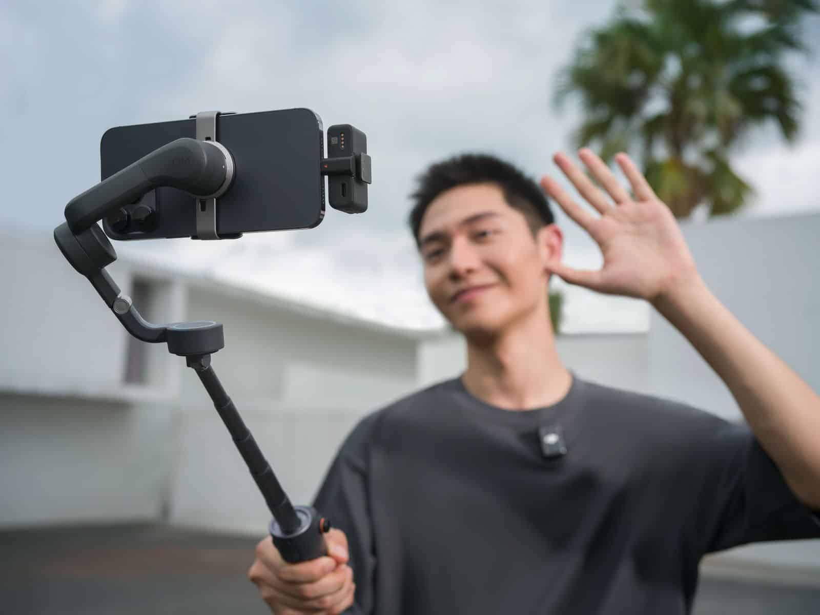 DJI Mic 2 featured again in DJI's launch day imagery.