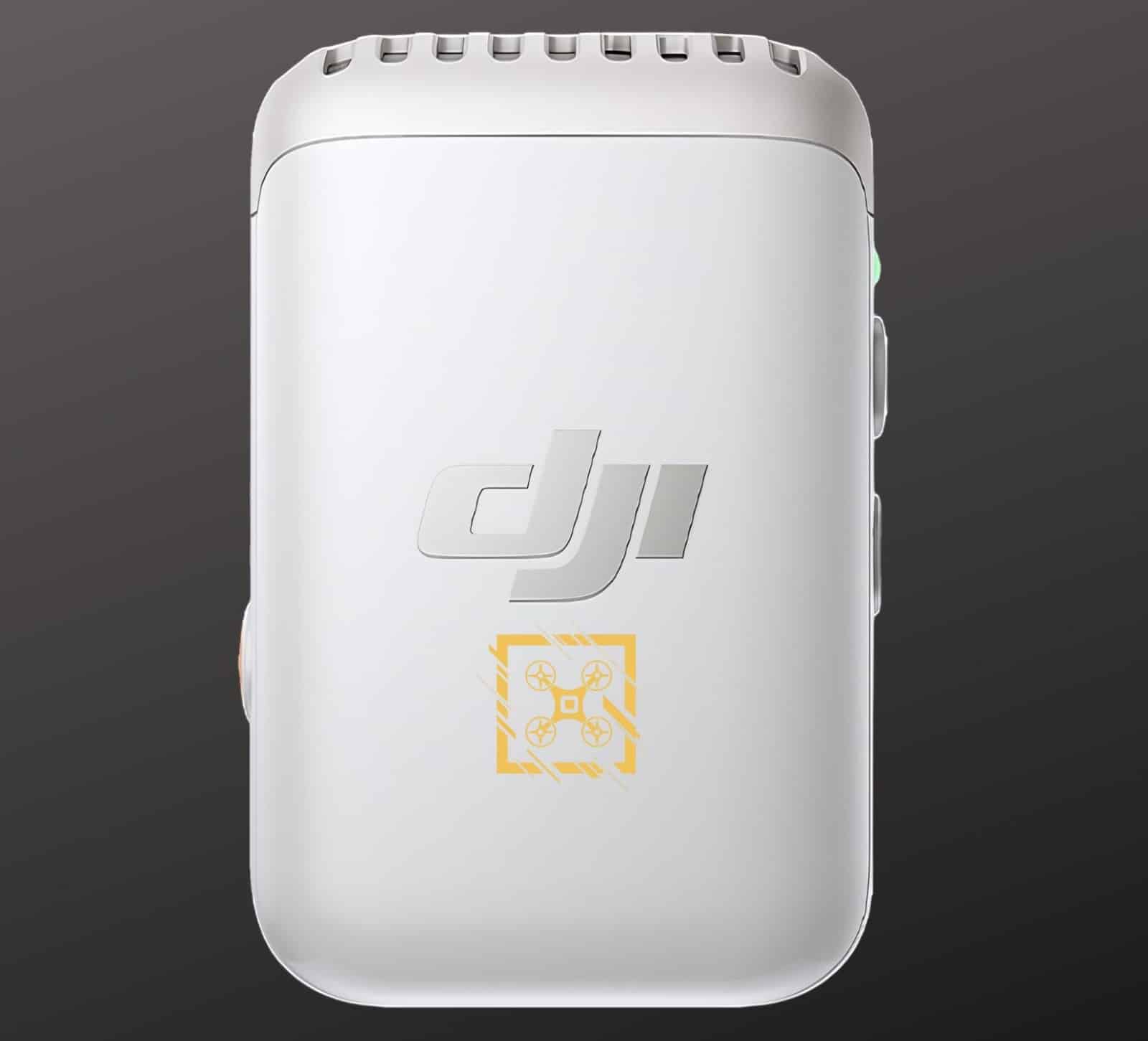 The DJI Mic 2 transmitters and their magnets shown in leaked images.
