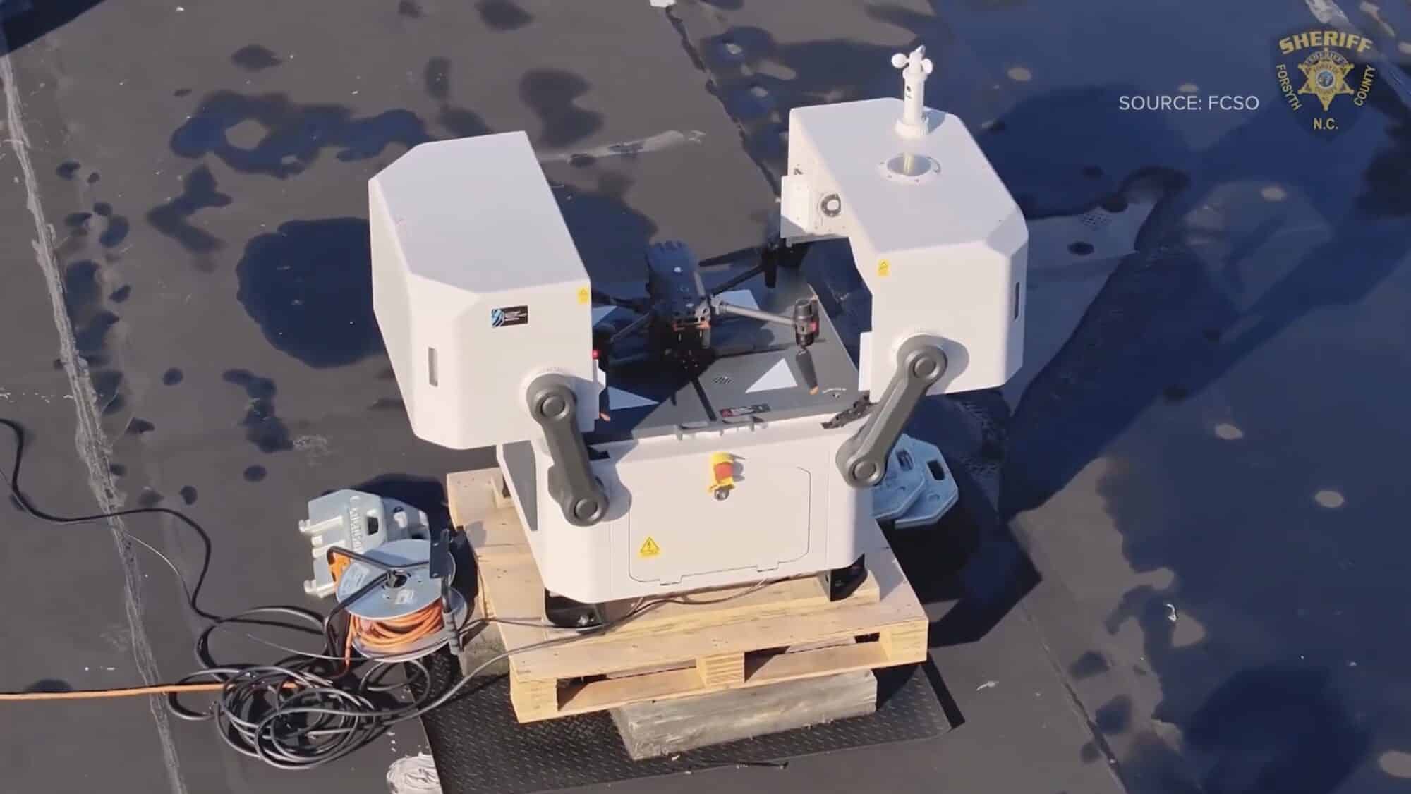 DJI M30 drone operated by the Forsyth County Sheriff's Office drone team.