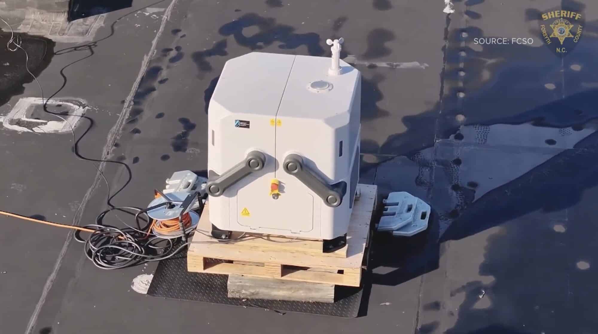 Sheriff's office drone equipped to deliver AEDs and Narcan to emergencies.