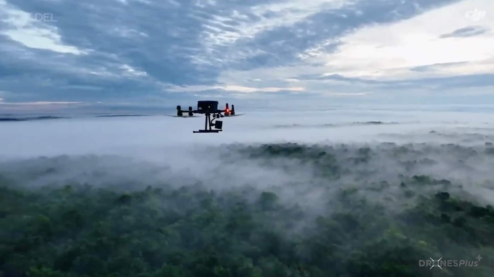 DJI Matrice 300 with L2 LiDAR, the survey rig flown over the Guatemalan jungle.