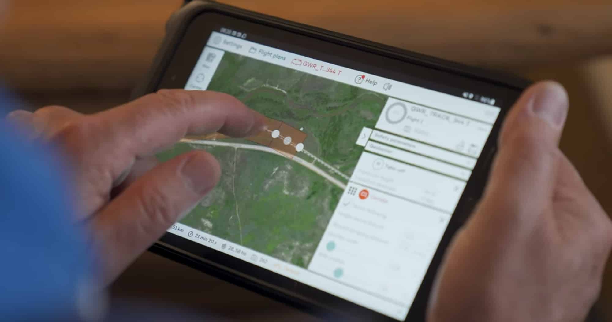 TrackSense tie analysis and material pile volume measurements used by rail crews.