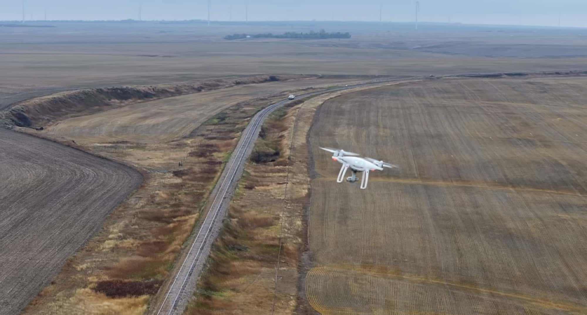 Drone in a box deployment as the next step for automated rail inspection.