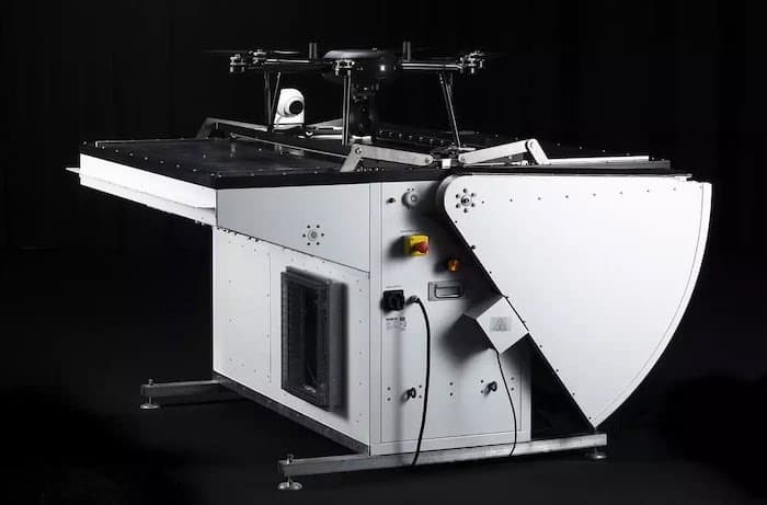 Nokia Drone Networks drone-in-a-box system certified by the FCC for North America.