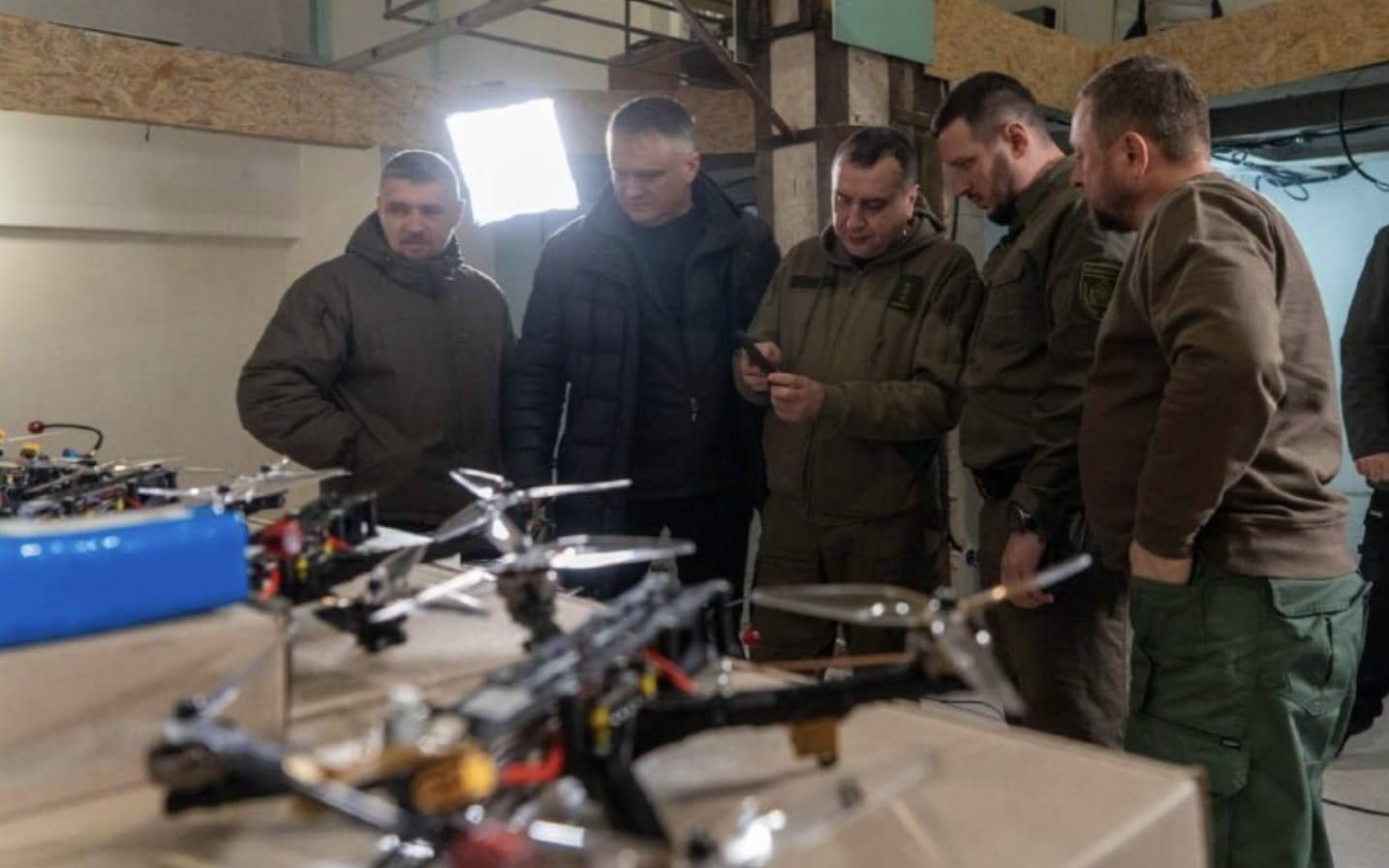 FPV drones funded by Kherson region communities for Ukraine's defense forces.