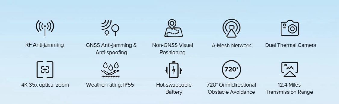 The Autel Alpha, the industrial drone Autel Robotics introduced for public safety work.