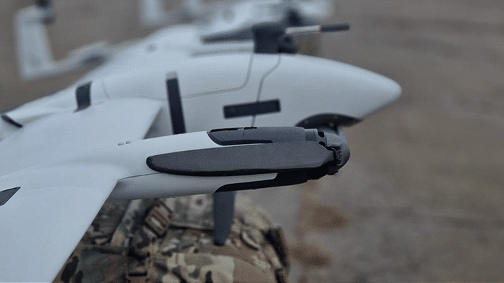 Quantum Systems training and logistics work supporting Ukrainian Vector drone operators.