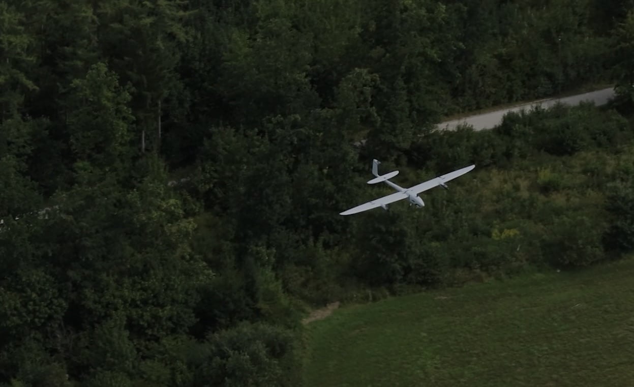 Quantum Systems Vector reconnaissance drone supplied to Ukrainian forces for night operations.
