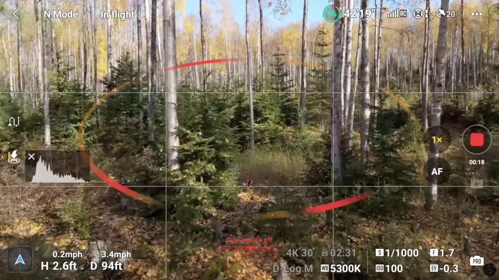 DJI Mini 4 Pro pictured in the section covering its 360-degree obstacle avoidance.