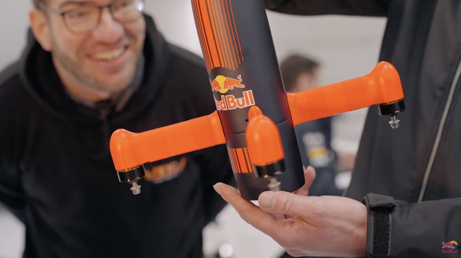 Members of the Dutch Drone Gods team during the Silverstone shoot.