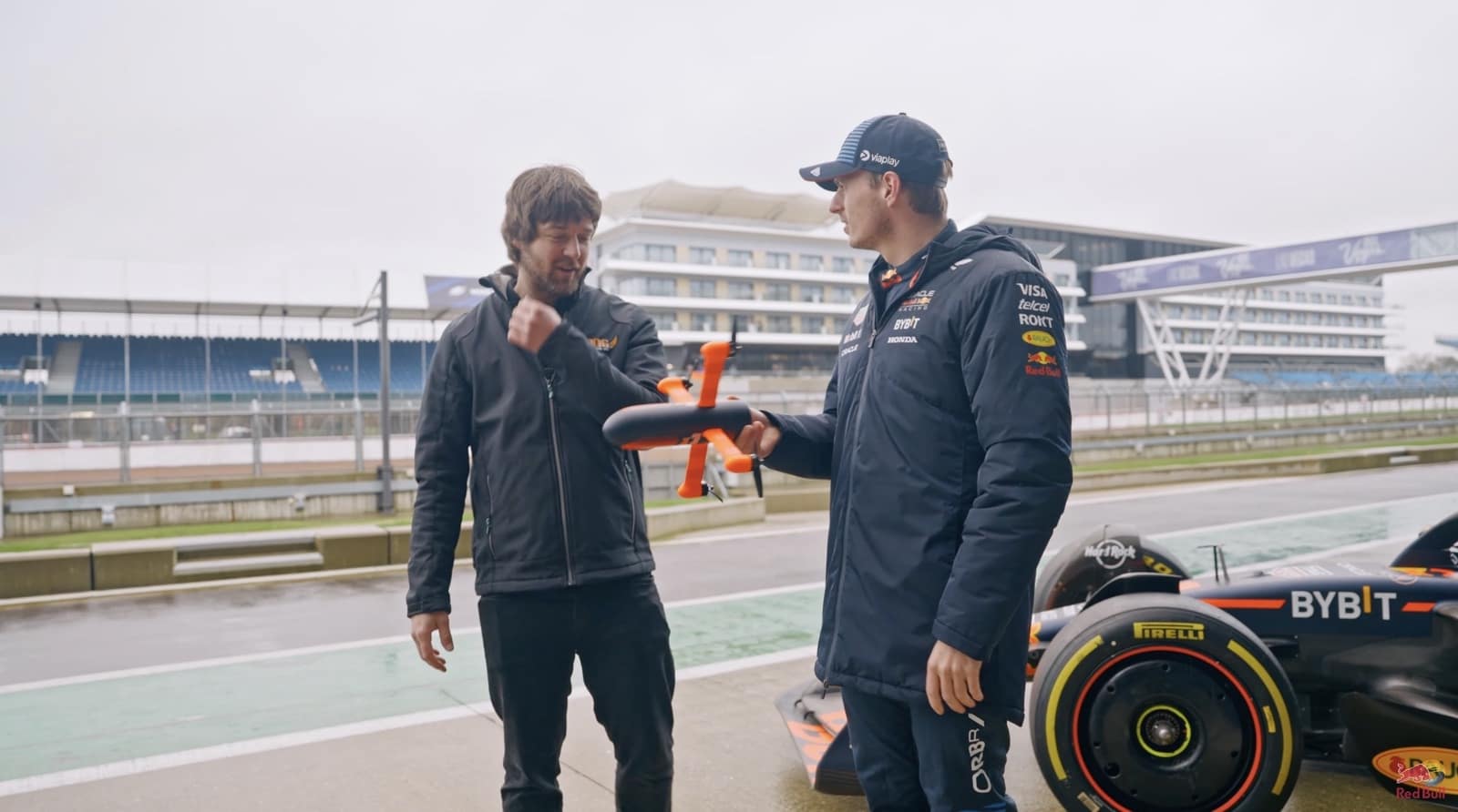 Formula 1 filming at Silverstone with the quickest FPV drone yet flown.