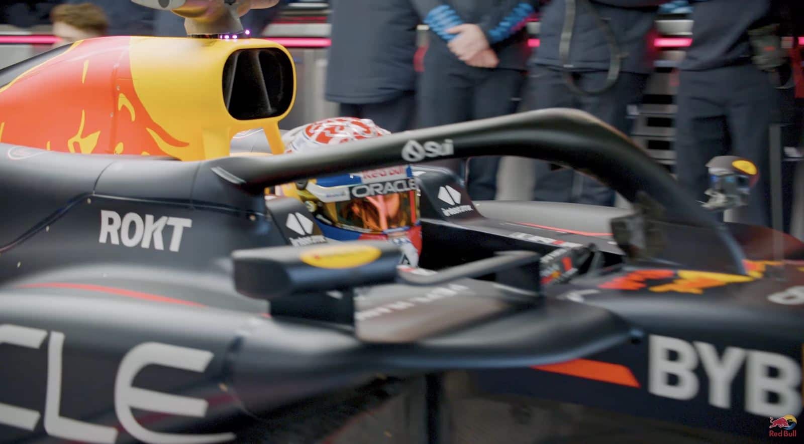 Closing gallery frame from the world's fastest camera drone at Silverstone.