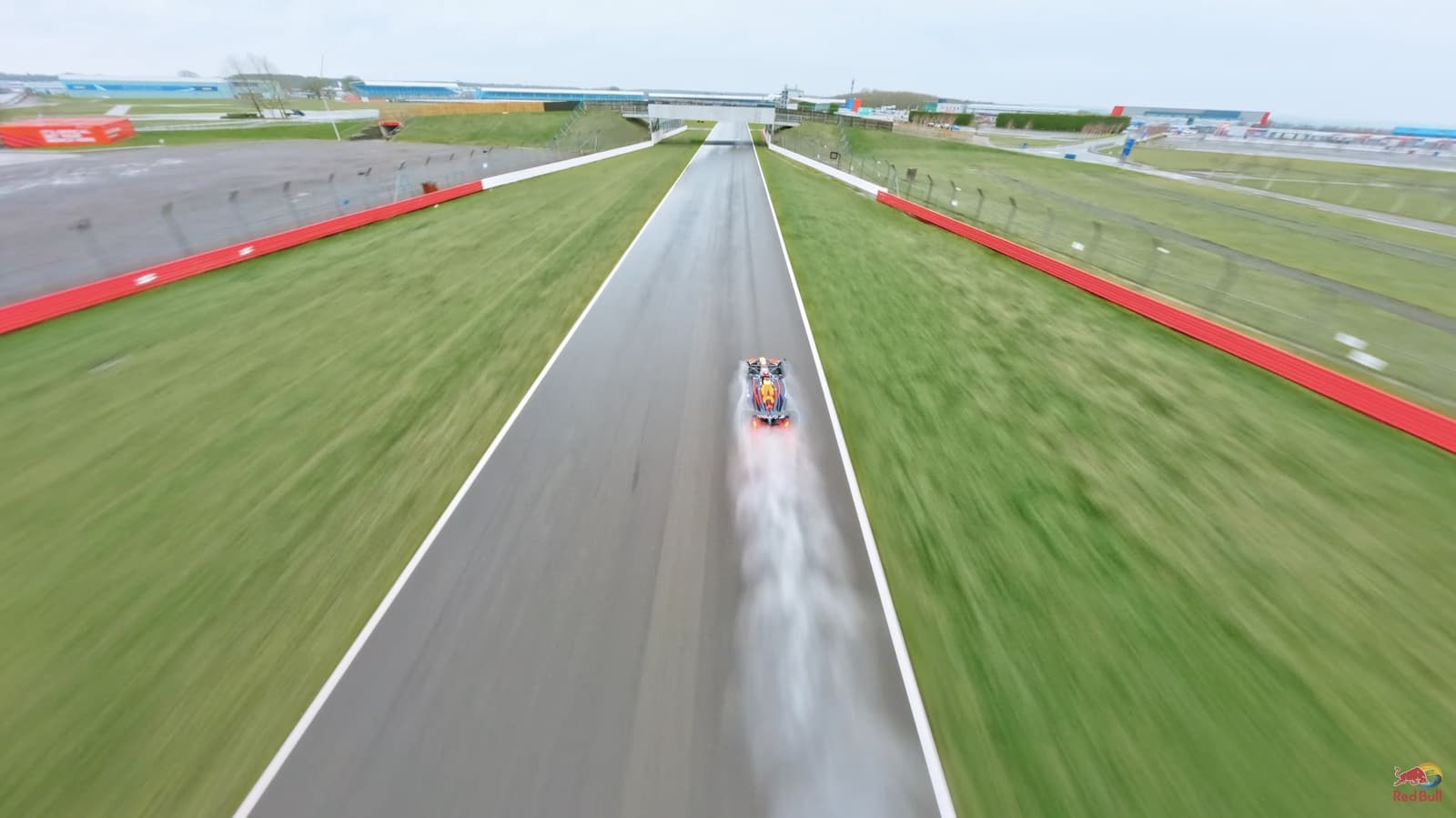 Silverstone Circuit pictured during the record camera drone sessions.