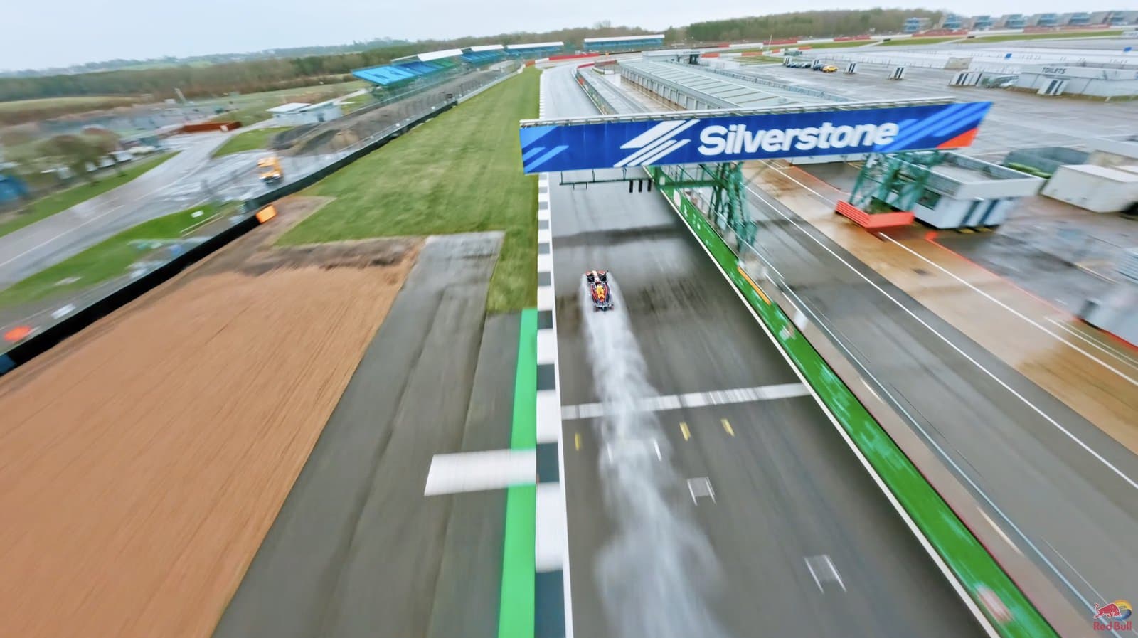 The Formula 1 chase drone seen again in the project photo gallery.
