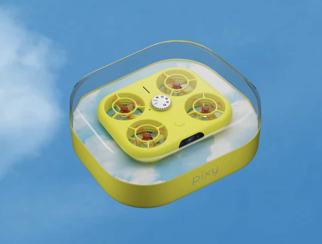 Snap Pixy flying selfie camera drone, recalled over a battery fire hazard.