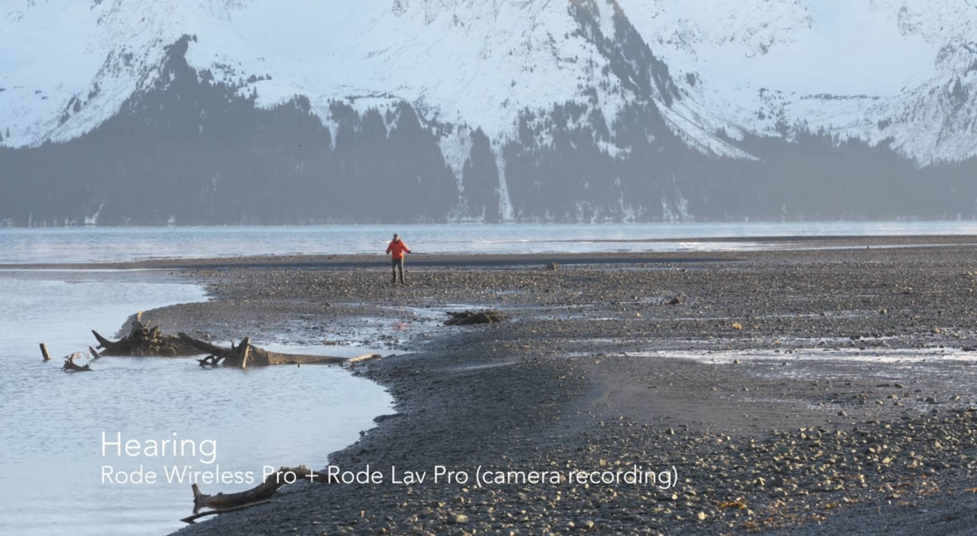 Jake Sloan recording clean audio hundreds of feet from his camera.