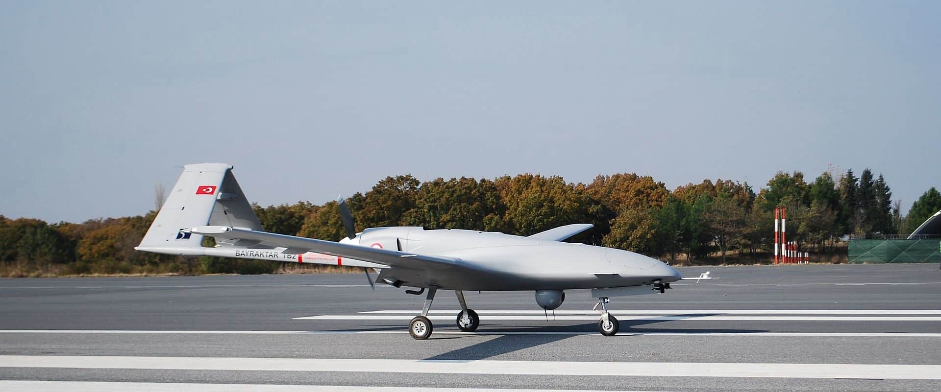 Baykar TB2 drone, exported to 30 countries including Ethiopia, Libya and Azerbaijan.