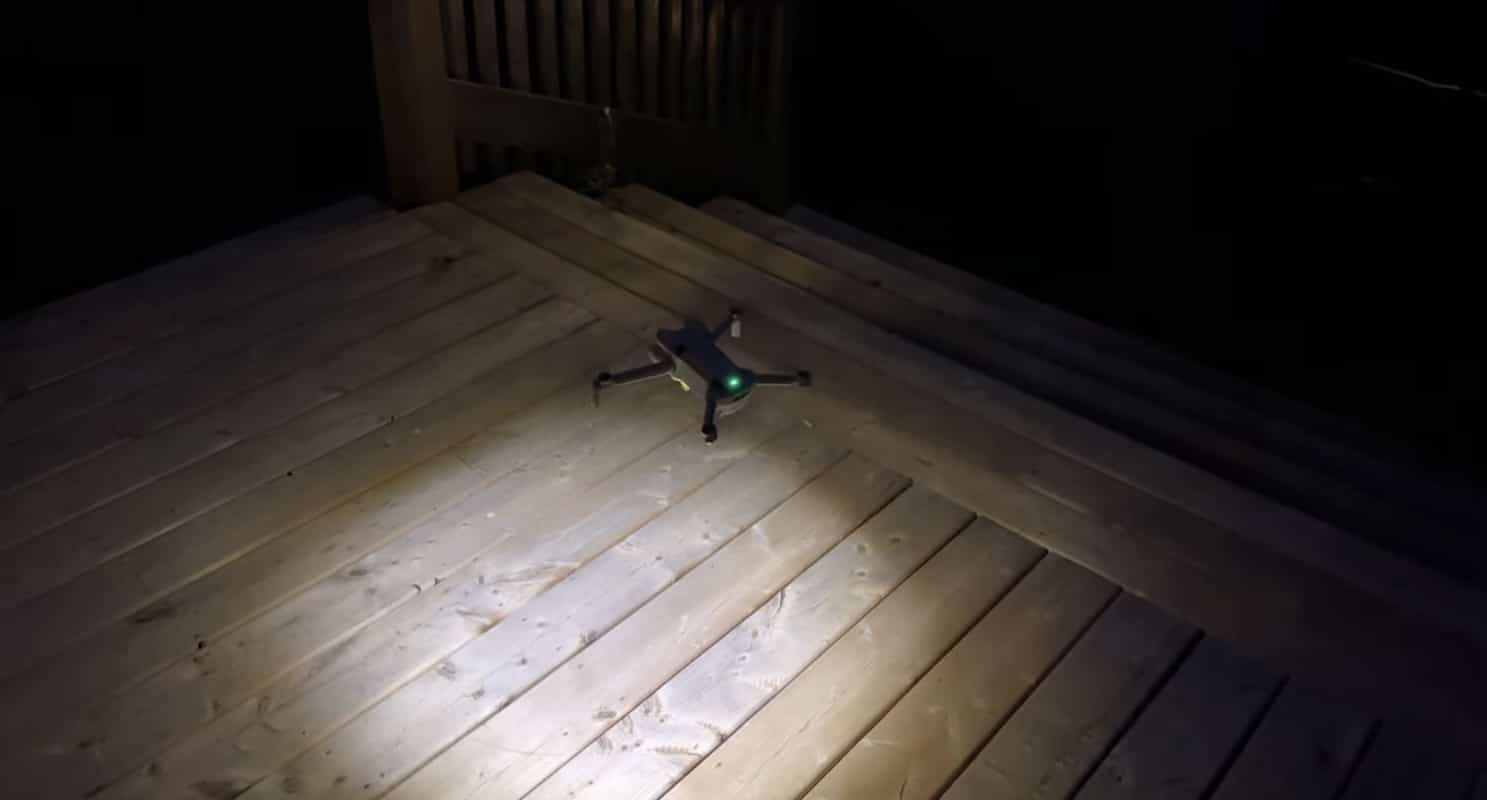 DJI Mini 4 Pro footage shot in 10-bit D-Log for color grading.