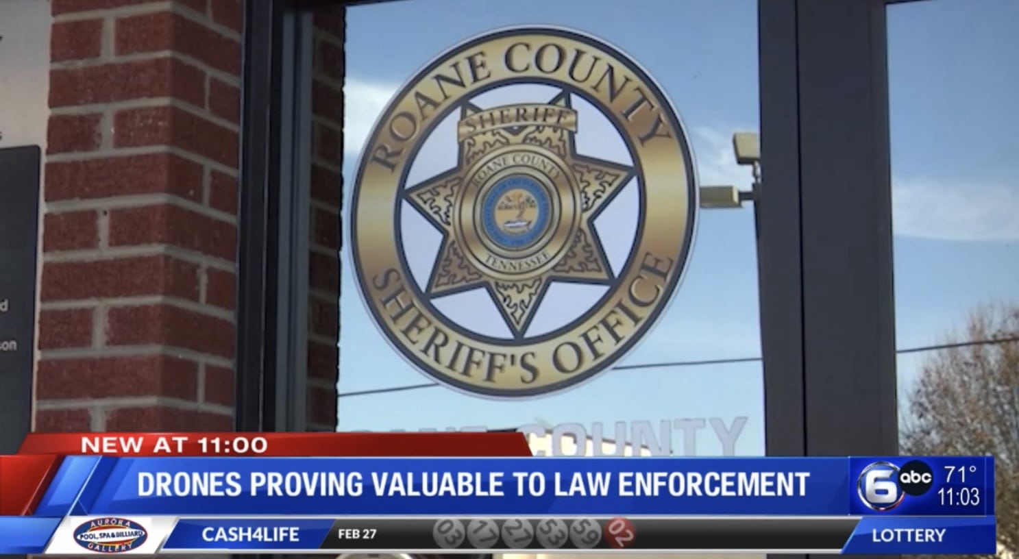Chief Deputy Tim Hawn of the Roane County Sheriff's Office discussing the drone program.