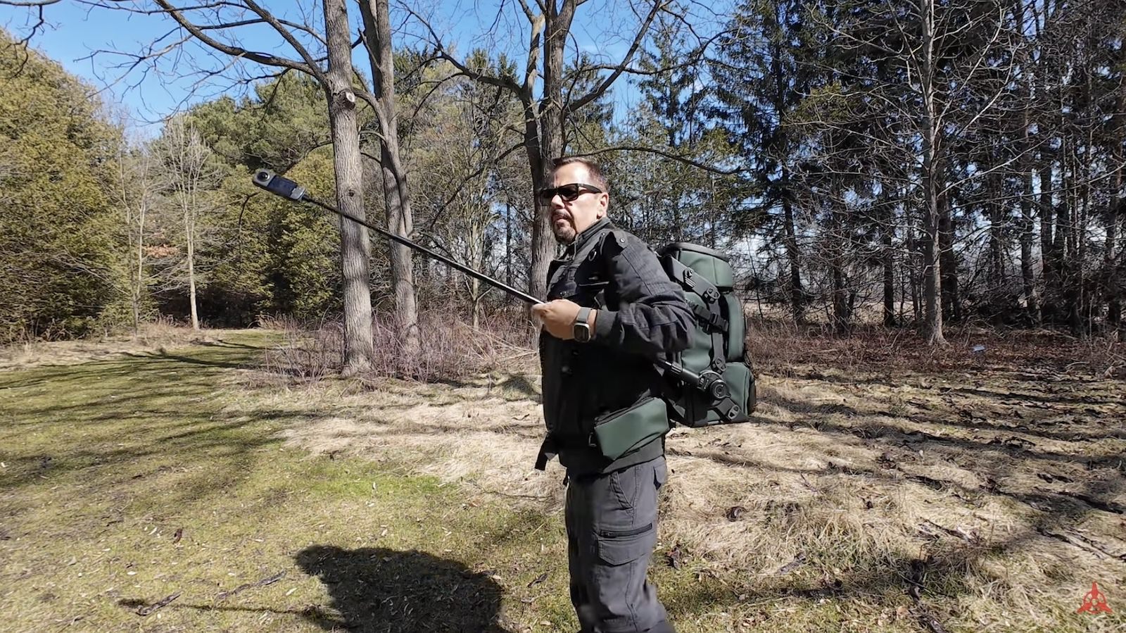 Coalax Lancer 300 shown with its extendable built-in selfie stick poles.