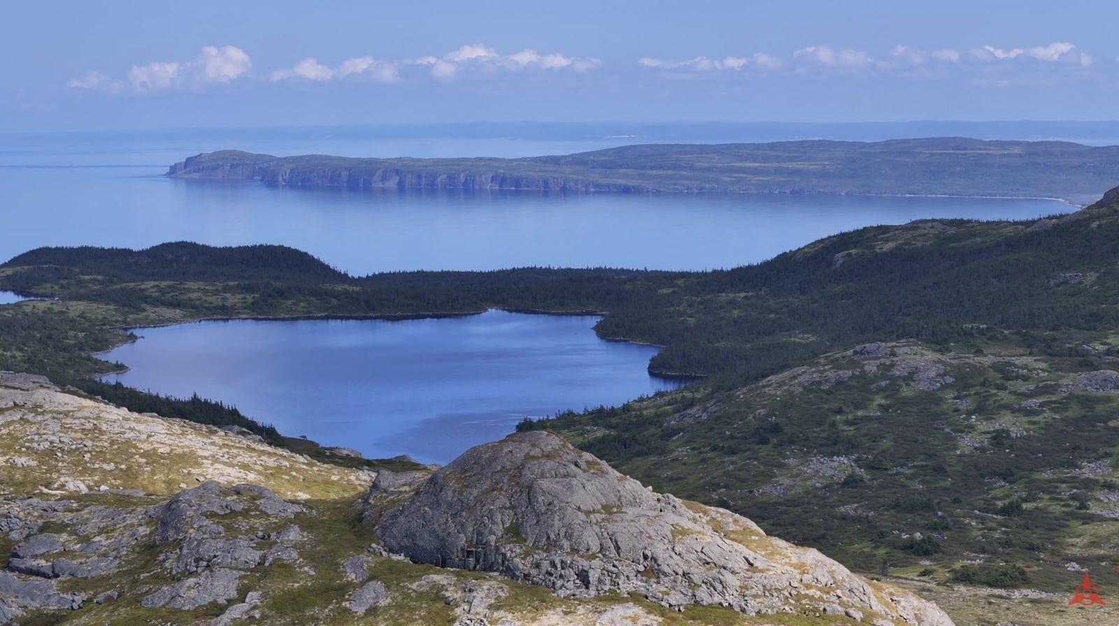 Telephoto frame from the Air 3 showing the background compression the 3x camera gives.