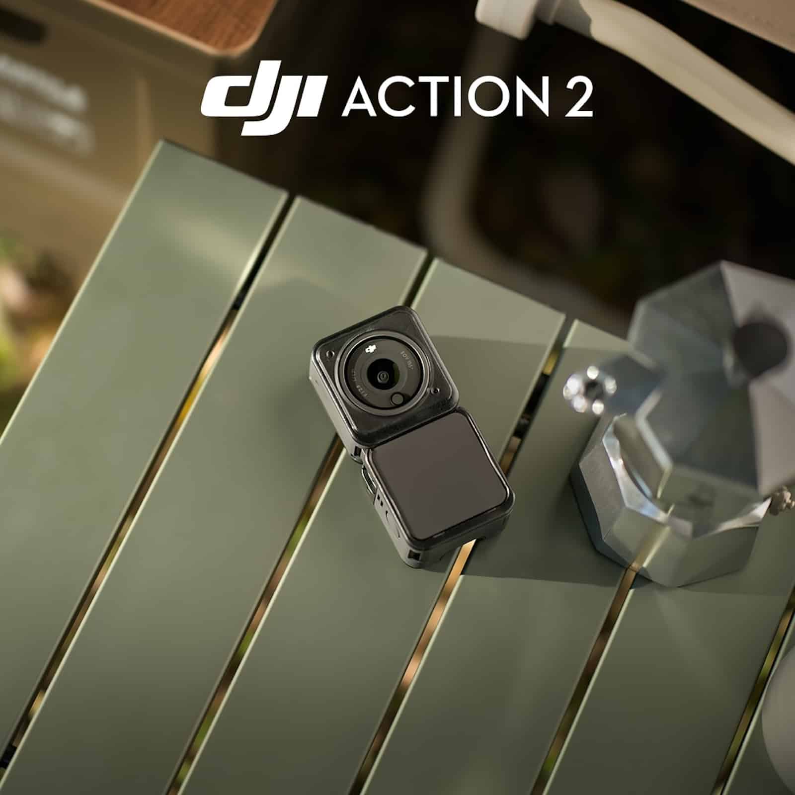 DJI Action 2 magnetic camera module, now sold in combos with 128GB of storage.
